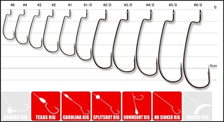 Крючки Офсетные Decoy Worm 9 802021 № 2  фото 1