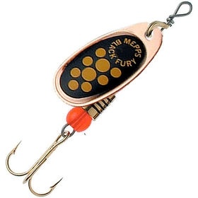 Блесна Mepps BLACK FURY ORANGE CU №3							 фото 1