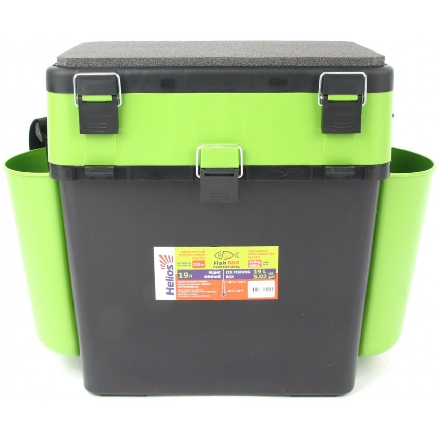 Ящик зимний "FishBox" (19л) зеленый Helios											 фото 1