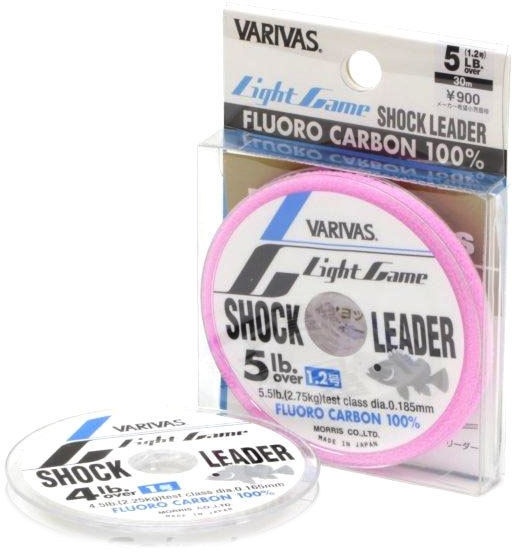 Лидер Light Game Shock Leader FLUORO 3LB 0,148 mm							 фото 1