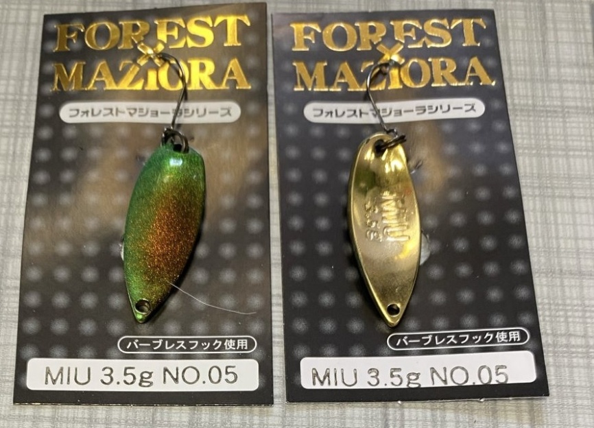 Блесна FOREST MAZIORA MIU 3.5g 05																														 фото 1