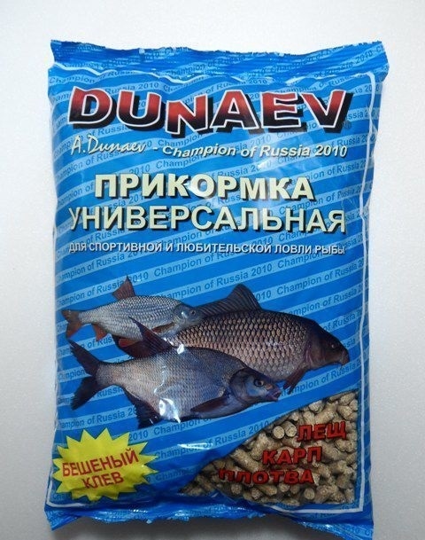 Прикормка Дунаев гранулы универсальные  фото 1