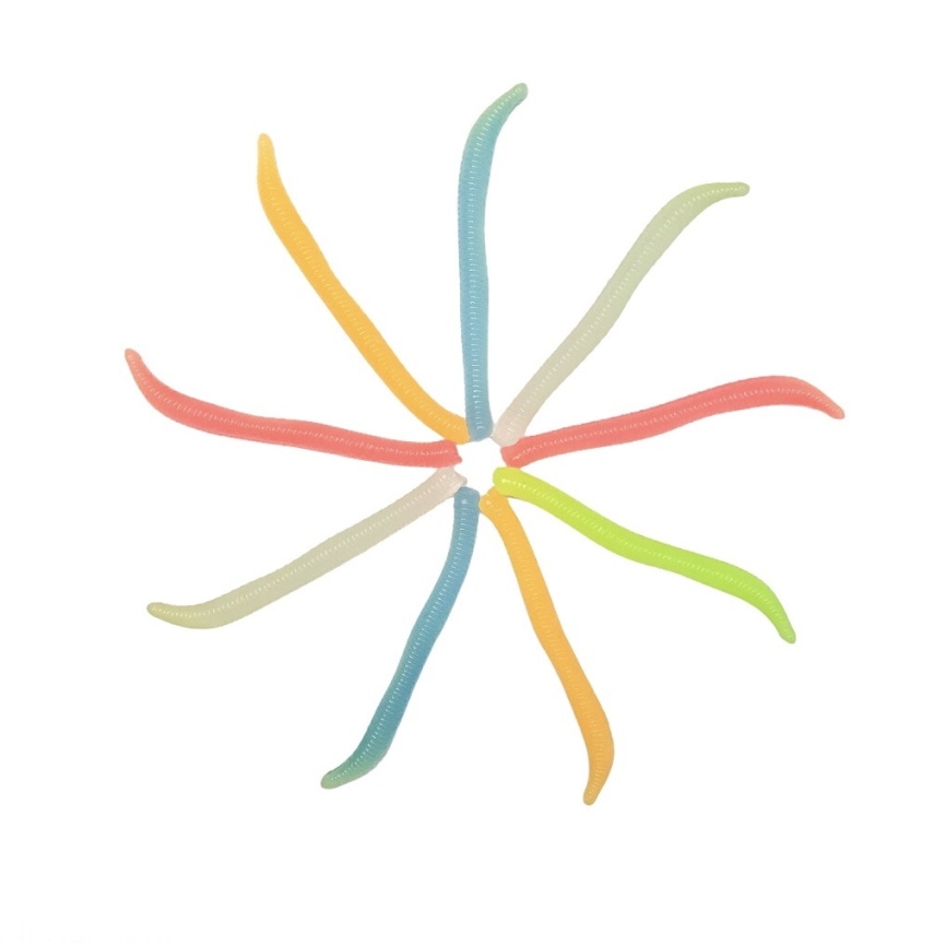 SOOREX приманка JAM 65mm 215 Микс светонакопительный Сыр 9шт. фото 1