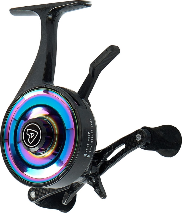 Зимняя катушка Narval Frost Aurora 2.5:1 3+1BB #Carbon				 фото 1