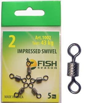 Вертлюжки Fish Season 1002 № 4  35 кг. фото 1