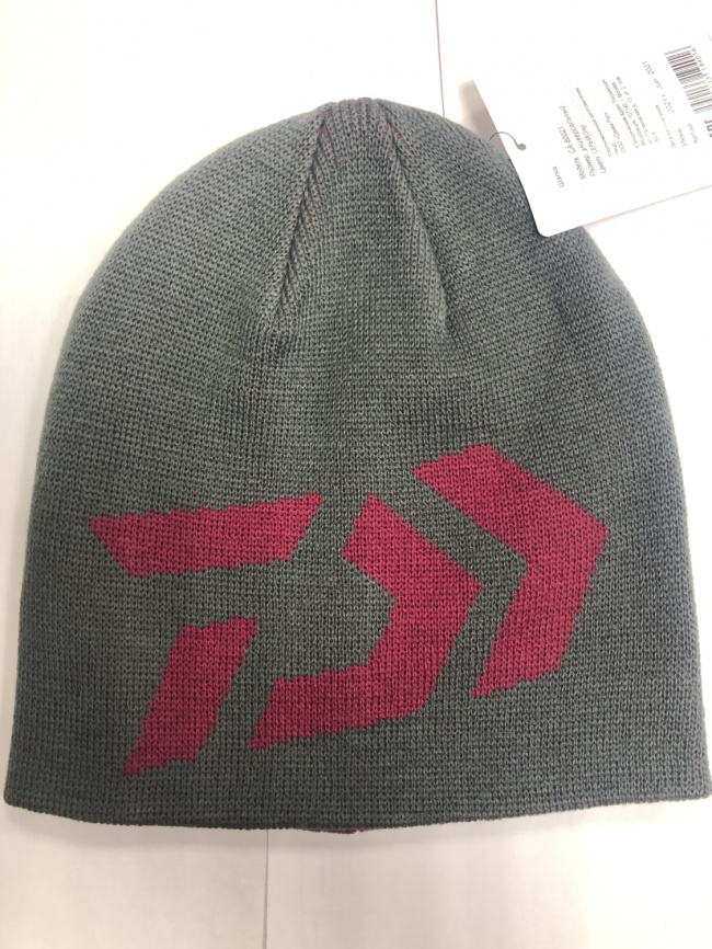 Шапка с принтом CA-80021 цвет серый																				 фото 1