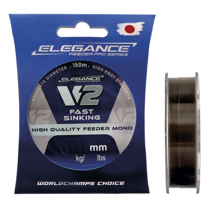 ELEGANCE FEEDER PRO V2 Леска 150м 0,20мм 4,18кг												 фото 1