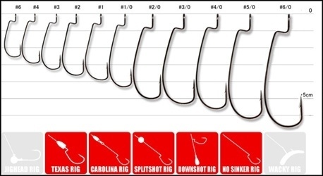 Крючки Офсетные Decoy Worm 9  № 6  фото 1