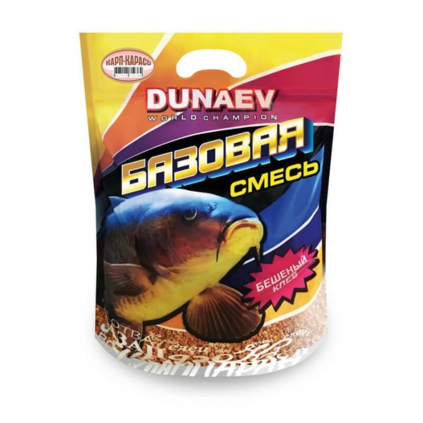 Прикормка "DUNAEV Базовая смесь" 2.5кг Карп-Карась				 фото 1