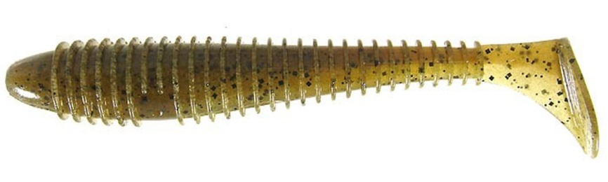 Приманка силиконовая Keitech Swing Impact FAT 3.3" #101 Green Pumpkin PP.											 фото 1