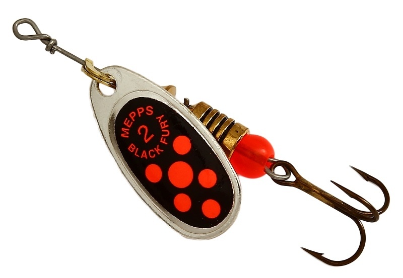 Блесна MEPPS Black Fury ORANGE AG № 2  фото 1