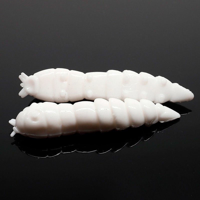 Приманка Libra Lures Kukolka 42 (001) (Сыр) (4.2см) 10 шт. фото 1