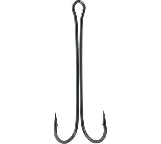 Крючок ДВОЙНОЙ с ОЧЕНЬ длинным цевьем, №6, покрытие BN (уп. 9 шт.)							 фото 1