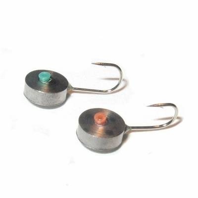 Мормышка тульская шайба 4,5  0,46гр.  Серебро фото 1