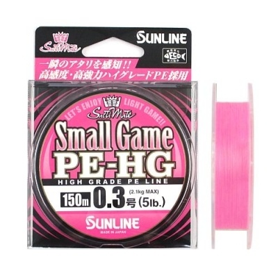 Плетёный шнур Sunline SMALL GAME PE HG 150m #0.3/5lb							 фото 1