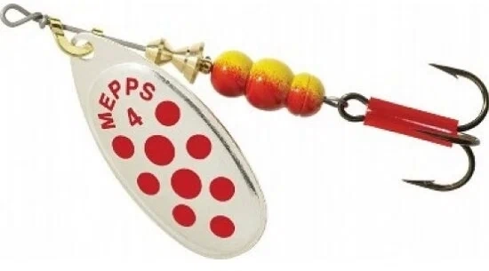 Блесна Mepps COMET PTS ROUGES AG №4							 фото 1