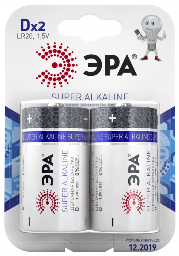 Батарейка Эра D фото 1