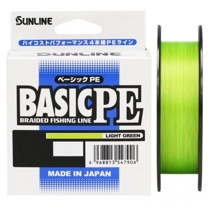 Шнур SUNLINE Basic PE [Light Green] 150m #0.5 (8lb) фото 1