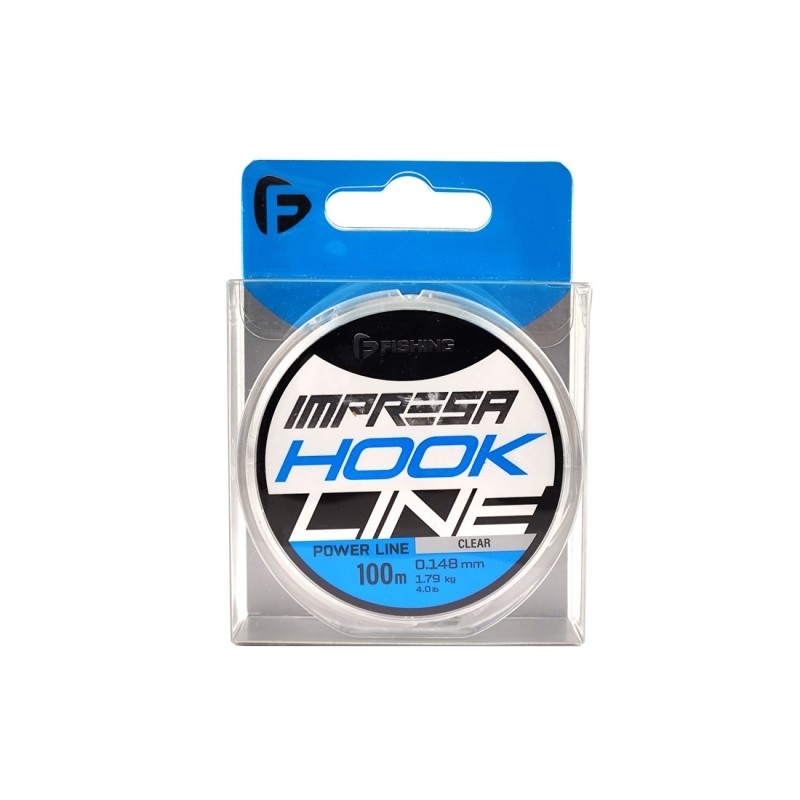 F-FISHING Леска Impresa Hook Line Clear 100м 0,148мм 1,79кг 4lb фото 1