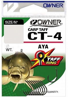 OWNER Крючок Carp Taff Aya teflon №2 7шт												 фото 1