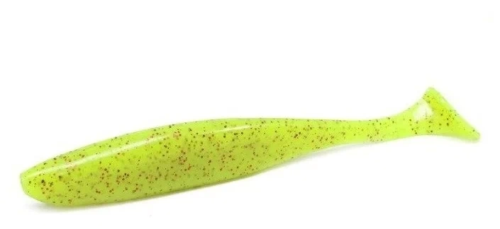 Приманка силиконовая Keitech Easy Shiner 3.5" PAL #01 Chartreuse Red Flake												 фото 1