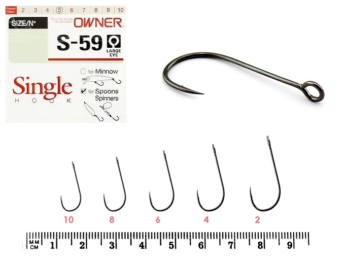 Крючки Owner  S-59 № 6  фото 1