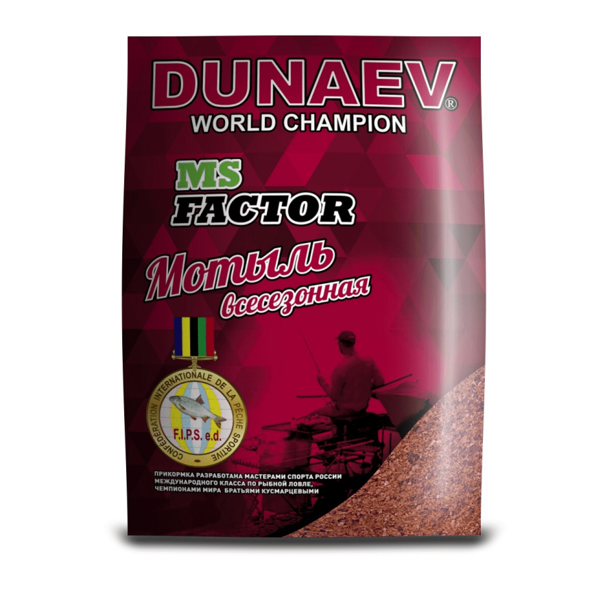 Прикормка "DUNAEV-MS FACTOR" 1кг Мотыль				 фото 1