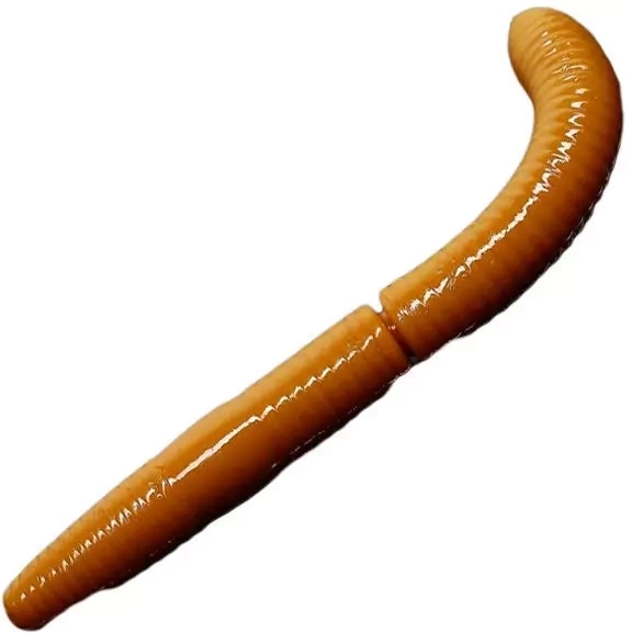 Приманка Libra Lures Fatty D'Worm 65 (036) (Сыр) (6.5см) 10 шт. фото 1