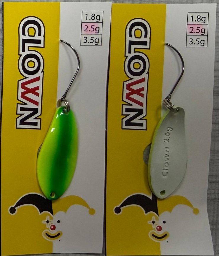Блесна Mukai CLOWN 2.5g NL6 METAL GREEN PEARL WHITE фото 1
